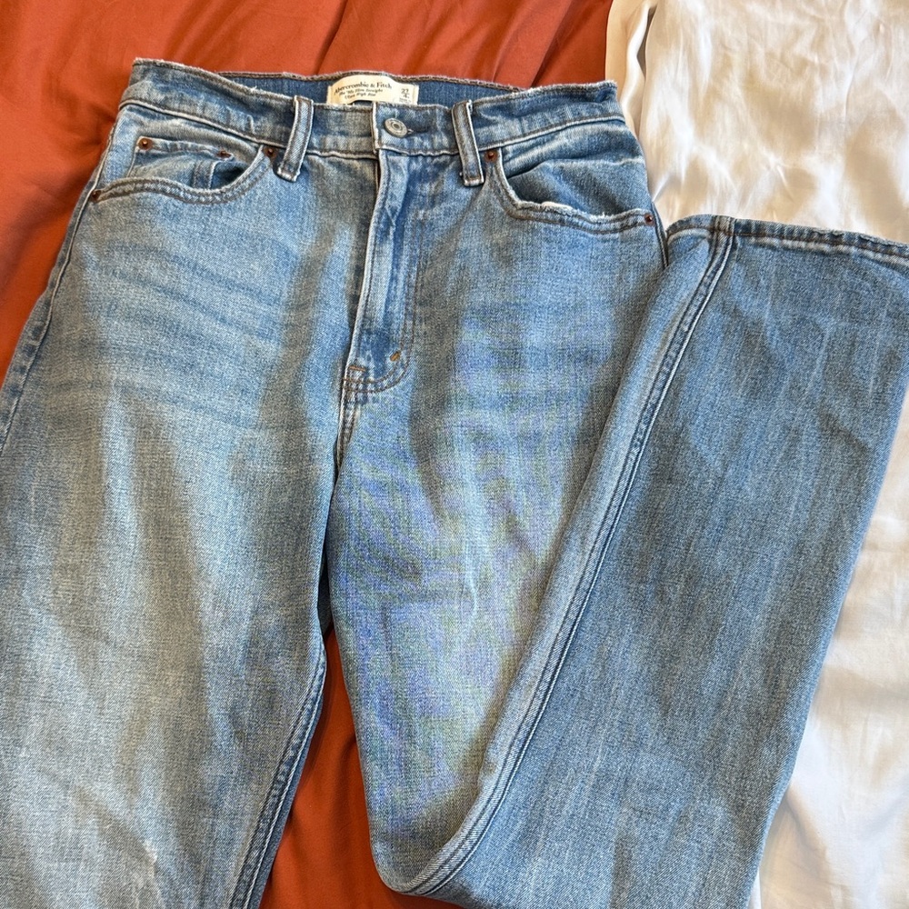 Abercrombie & Fitch Light Blue High-Rise Women's Jeans